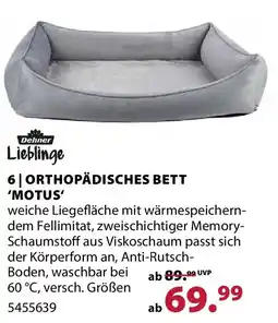 Dehner Dehner lieblinge orthopädisches bett 'motus' Angebot