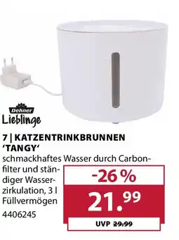 Dehner Dehner lieblinge katzentrinkbrunnen 'tangy' Angebot