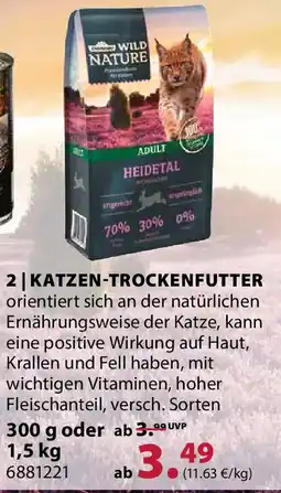 Dehner Dehner wild nature katzentrockenfutter Angebot