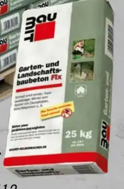 Hornbach Baumit Garten- und Landschaftsbaubeton Fix Angebot