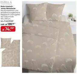 Galeria ESTELLA Mako-Interlock Jersey-Bettwäsche Angebot