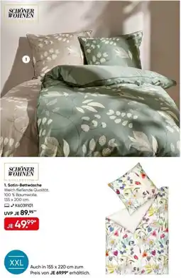 Galeria SCHÖNER WOHNEN Satin-Bettwäsche Angebot