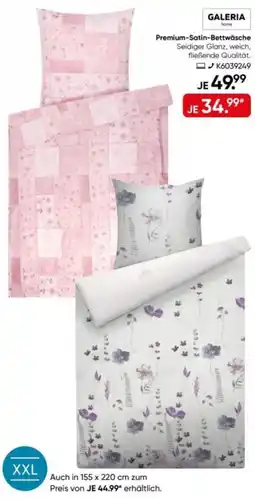 Galeria GALERIA home Premium-Satin-Bettwäsche Angebot