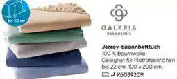 Galeria GALERIA essentials Jersey-Spannbetttuch Angebot