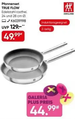 Galeria ZWILLING Pfannenset TRUE FLOW Angebot