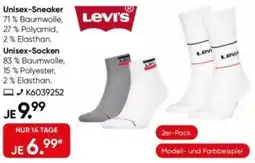Galeria Levis Unisex-Sneaker oder Unisex Socken Angebot
