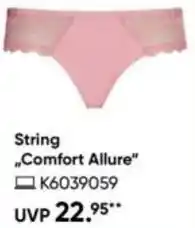 Galeria TRIUMPH String „Comfort Allure" Angebot