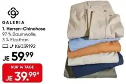 Galeria GALERIA Herren-Chinohose Angebot