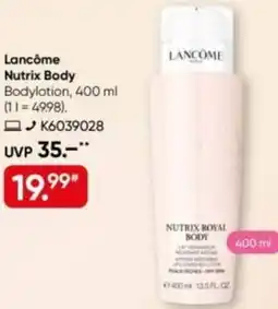 Galeria Lancôme Nutrix Body Bodylotion Angebot