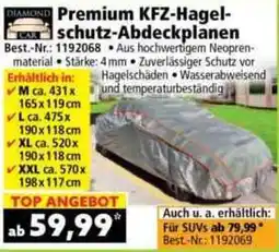 Norma DIAMOND CAR Premium KFZ-Hagelschutz-Abdeckplanen Angebot