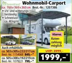 Norma GreenYard Wohnmobil-Carport Angebot