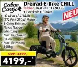 Norma Caboo Cargo Dreirad-E-Bike CHILL Angebot