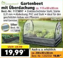Norma GreenYard Gartenbeet mit Überdachung Angebot