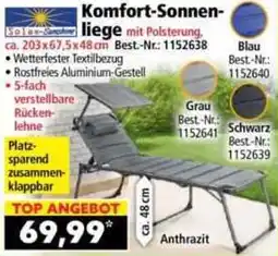 Norma Solax Sunshine Komfort-Sonnenliege Angebot