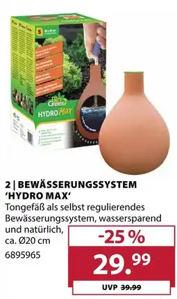 Dehner Bewässerungssystem hydro max Angebot