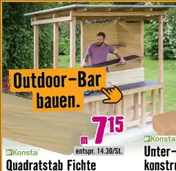 Hornbach Konsta quadratstab fichte Angebot