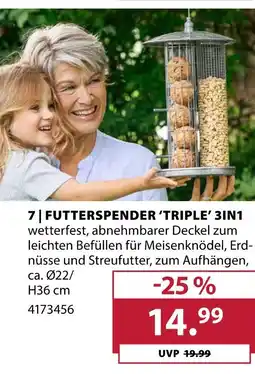 Dehner Futterspender triple 3in1 Angebot