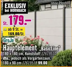Hornbach Groja hauptelement basicline Angebot