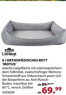 Dehner Dehner lieblinge orthopädisches bett 'motus' Angebot