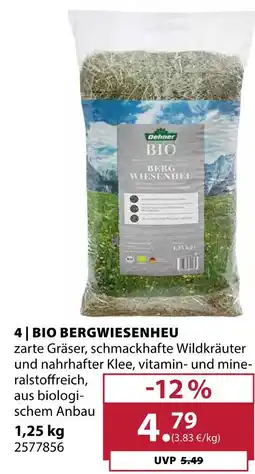 Dehner Dehner bio bergwiesenheu Angebot