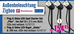 Hornbach Paulmann plug & shine led-spot starter-set pike Angebot
