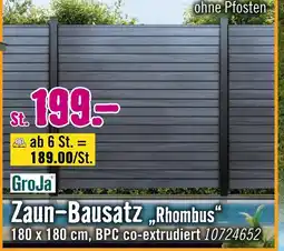 Hornbach Groja zaun-bausatz „rhombus“ Angebot
