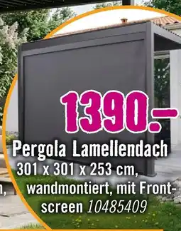Hornbach Pergola lamellendach Angebot