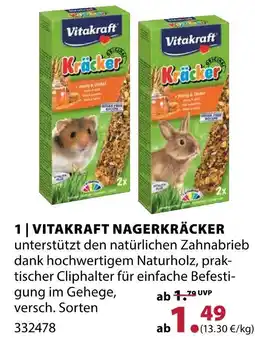 Dehner Vitakraft nagerkräcker Angebot