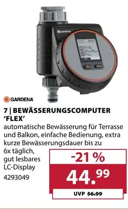 Dehner Gardena bewässerungscomputer flex Angebot