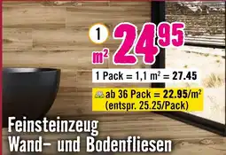Hornbach Feinsteinzeug wand- und bodenfliesen „arendal dark oak“ Angebot
