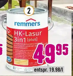 Hornbach Remmers hk-lasur 3in1 Angebot