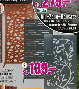 Hornbach Groja metall-sichtschutzwand Angebot
