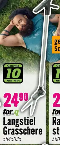 Hornbach For.q langstiel grasschere Angebot