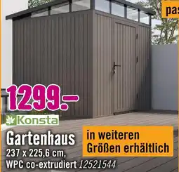 Hornbach Konsta gartenhaus Angebot