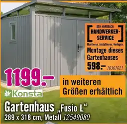 Hornbach Konsta gartenhaus fusio l Angebot