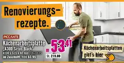 Hornbach Piccante küchenarbeitsplatte a300 sirius black Angebot