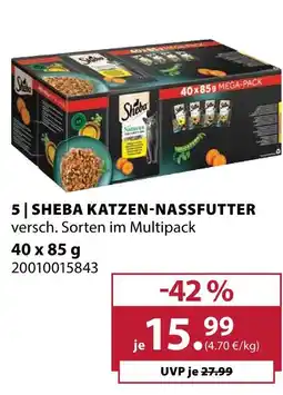 Dehner Sheba katzen-nassfutter Angebot