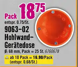 Hornbach Kaiser hohlwand-gerätedose Angebot