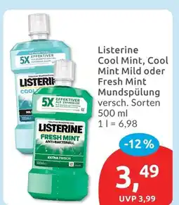 Budni Listerine cool mint Angebot