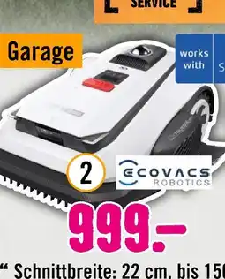 Hornbach Ecovacs robotics mähroboter „goat a1600 lidar pro“ Angebot