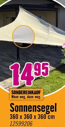 Hornbach Sonnensegel Angebot