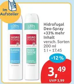 Budni Hidrofugal deo-spray Angebot