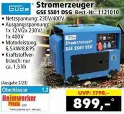 Norma Güde Stromerzeuger GSE 5501 DSG Angebot