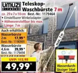 Norma UMUZI Teleskop Waschbürste 7m Angebot