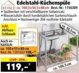Norma HOME Edelstahl-Küchenspüle Angebot
