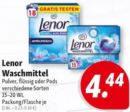 Nah & Frisch Lenor Waschmittel Angebot