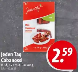 Nah & Frisch Jeden Tag Cabanossi Angebot