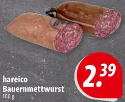 Nah & Frisch hareico Bauernmettwurst Angebot