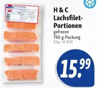 Nah & Frisch H & C Lachsfilet Portionen Angebot