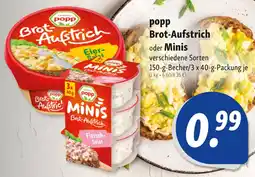 Nah & Frisch popp Brot-Aufstrich oder Minis Angebot